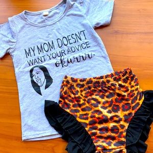 Tee and shortie set! Boutique set